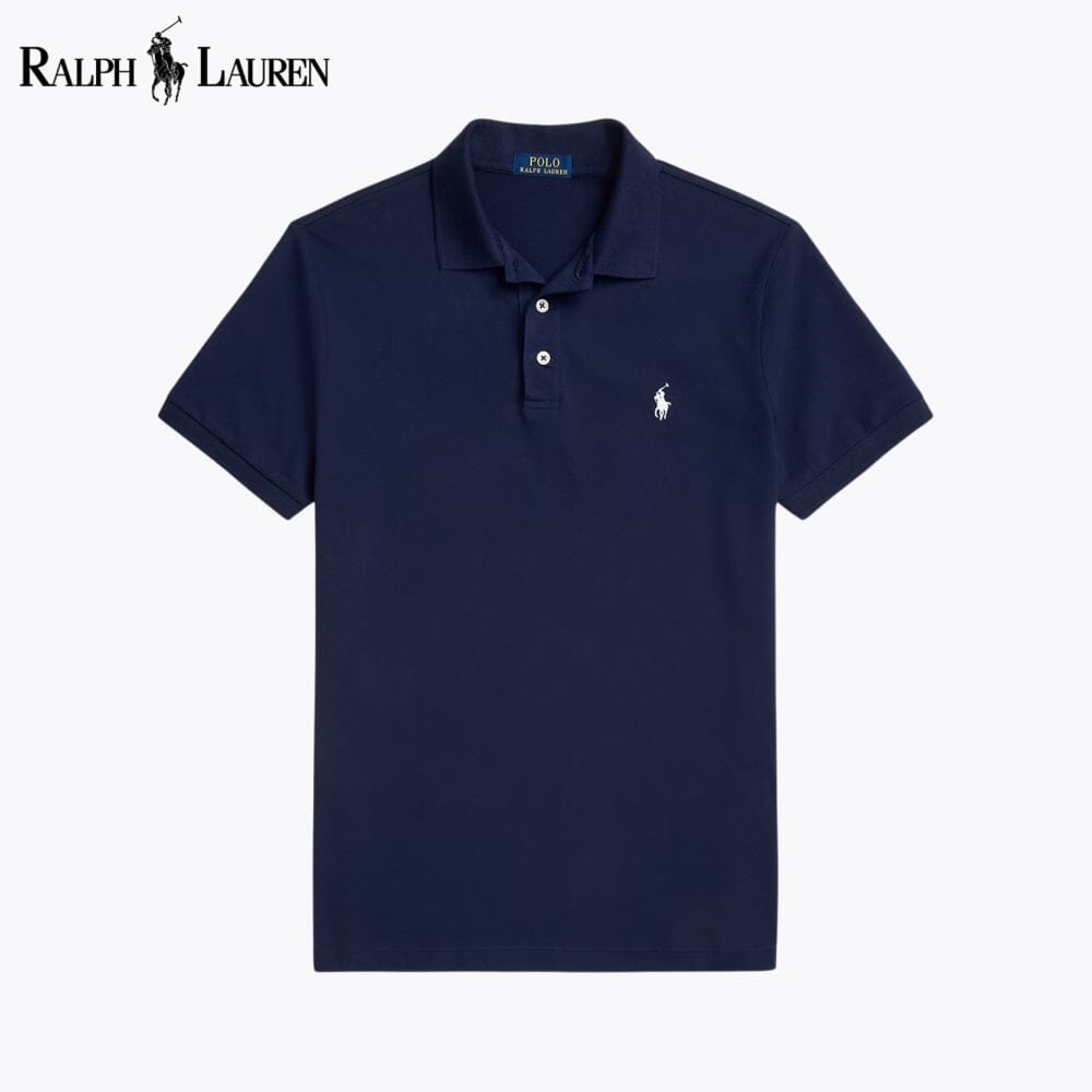 RL Custom Slim Fit Stretch Mesh Polo Shirt